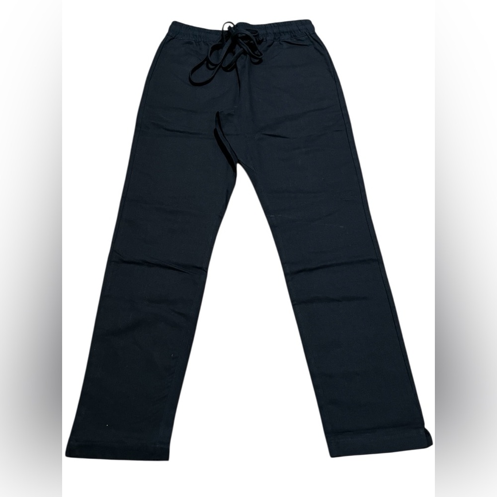 MNML men’s Every Day Twill Pants Casual pockets adjustable navy size small